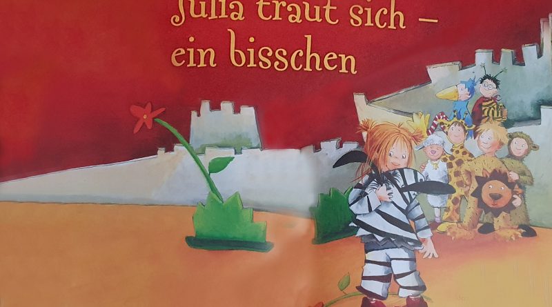 Julia traut sich – ein bisschen Eine Geschichte von Frauke Nahrgang. Bild von Betina Gotzen-Beek.